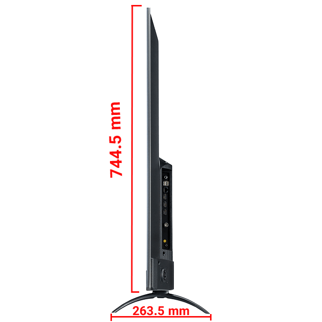 تلویزیون UHD 4K هوشمند ایکسویژن سری 7 مدل XTU745 سایز 55 اینچ