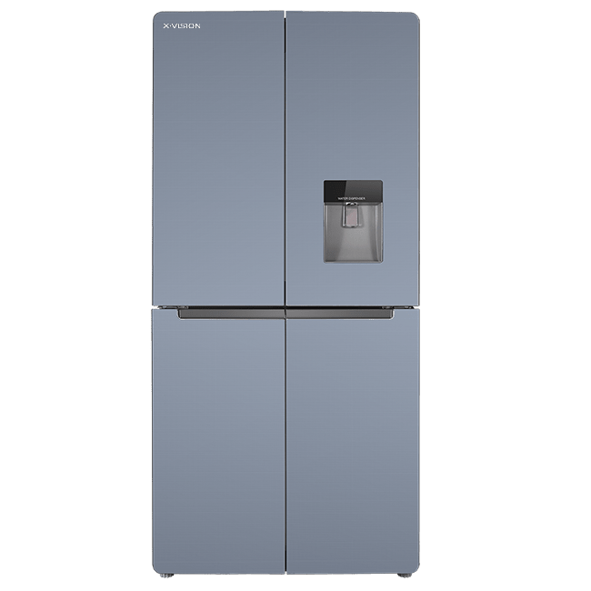 یخچال فریزر چهار درب ایکس ویژن مدل TF540 AGD رنگ تیتانیوم