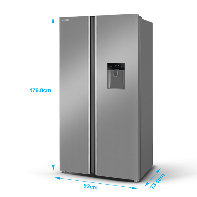 یخچال و فریزر ساید بای ساید ایکس ویژن مدل TS665