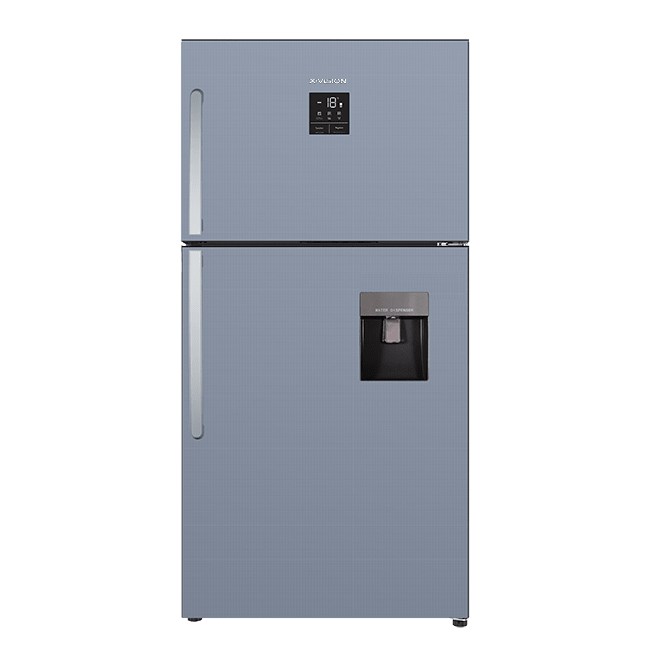 یخچال بالا فریزر ایکس ویژن مدل TT580 AGD رنگ تیتانیوم