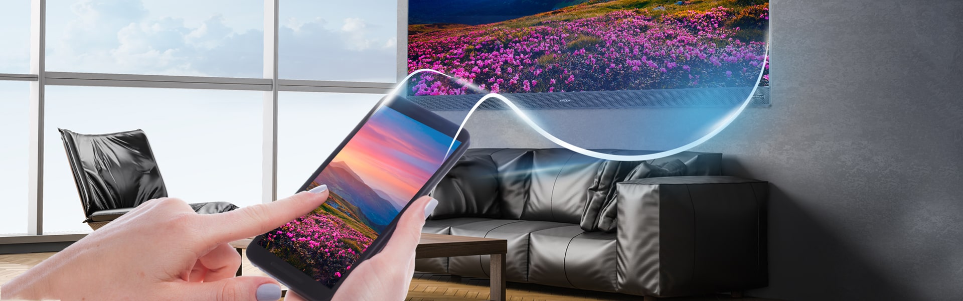 اتصال موبایل به تلویزیون با Wifi screen