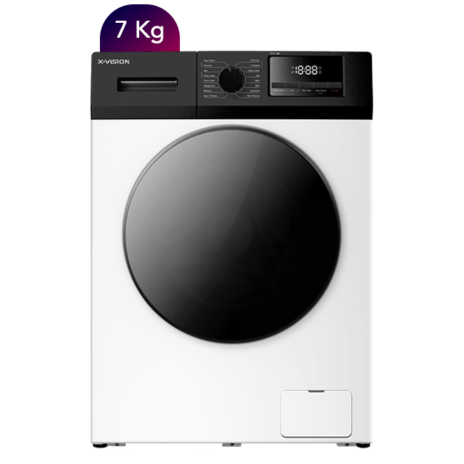ماشین لباسشویی ایکس ویژن مدل TG72-BW رنگ سفید