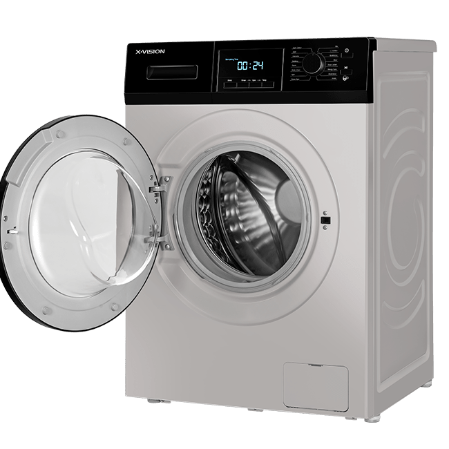 تصویر ماشین لباسشویی ایکس ویژن مدل TM84-BWBL رنگ سفید
