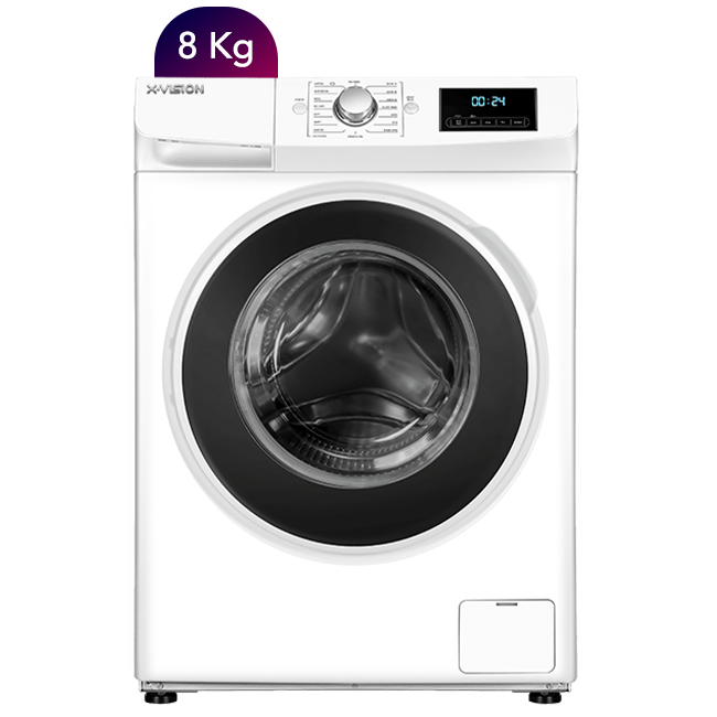 ماشین لباسشویی ایکس ویژن مدل WA80-AW رنگ سفید