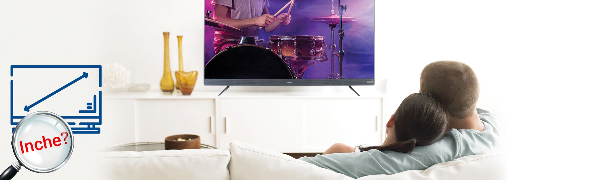 بهترین راهکار برای انتخاب سایز تلویزیون مناسب | راهنمای انتخاب سایز