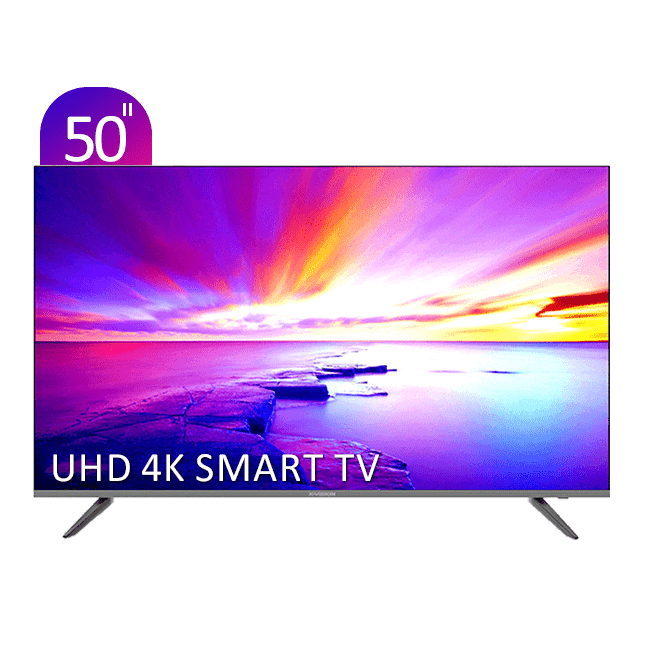 تلویزیون UHD 4K هوشمند ایکس ویژن سری 6 مدل XCU635 سایز 50 اینچ