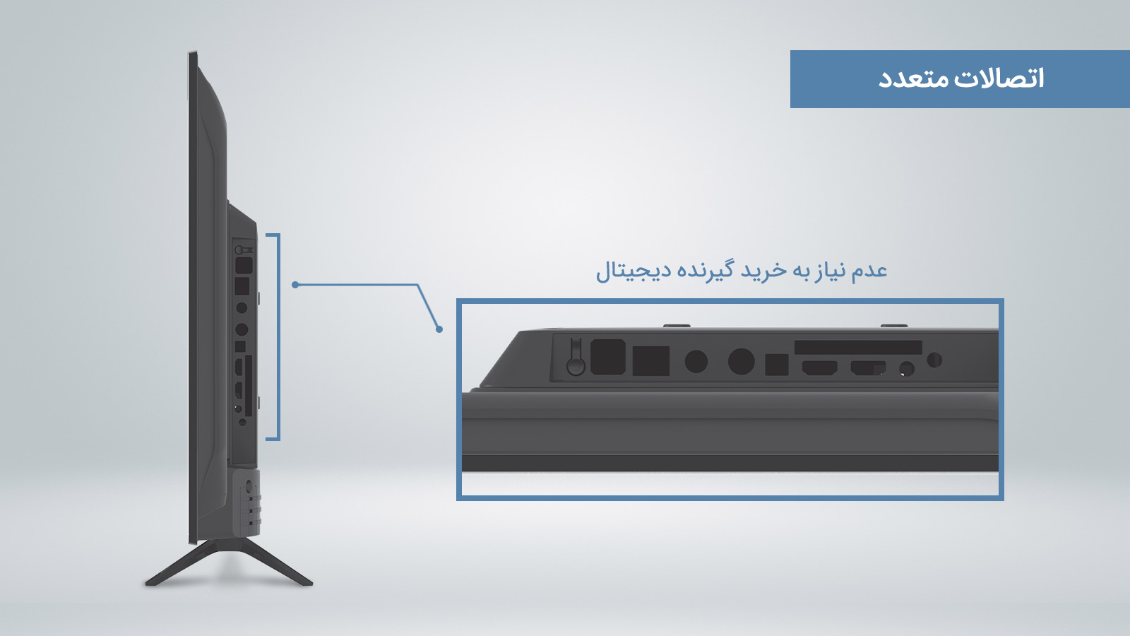 اتصالات تلویزیون سری 7 مدل XT770 ایکس‌ویژن