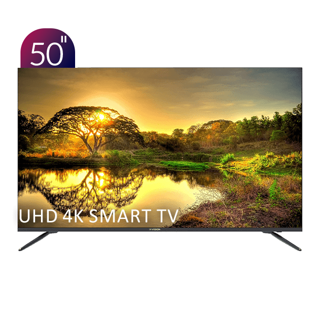 تلویزیون UHD 4K هوشمند ایکس ویژن سری 7 مدل XCU715 سایز 50 اینچ