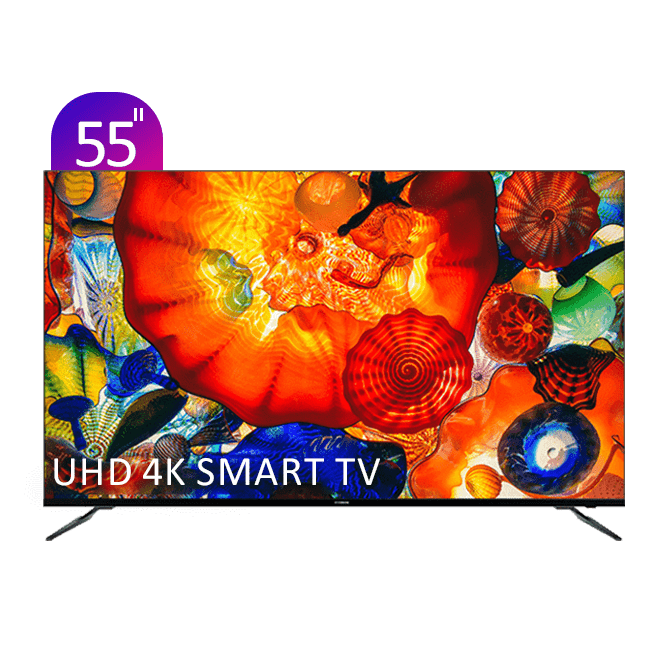 تلویزیون UHD 4K هوشمند ایکس ویژن سری 7 مدل XCU725 سایز 55 اینچ