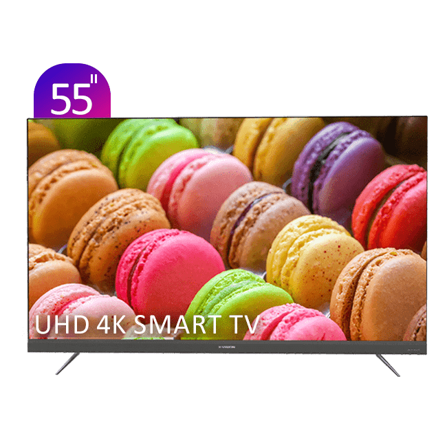 تلویزیون UHD 4K هوشمند ایکس‌ویژن سری 8 مدل XTU855 سایز 55 اینچ