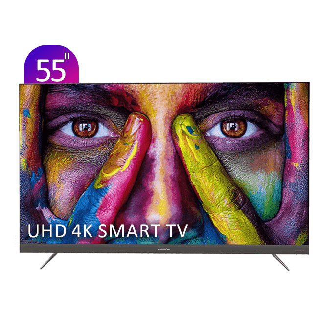 تلویزیون UHD 4K هوشمند ایکس‌ویژن سری 8 مدل XTU865 سایز 55 اینچ