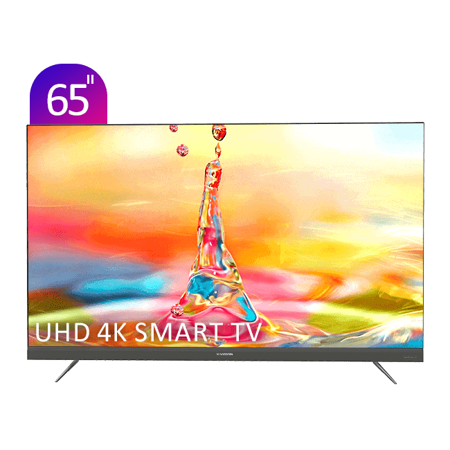 تلویزیون UHD 4K هوشمند ایکس‌ویژن سری 8 مدل XTU865 سایز 65