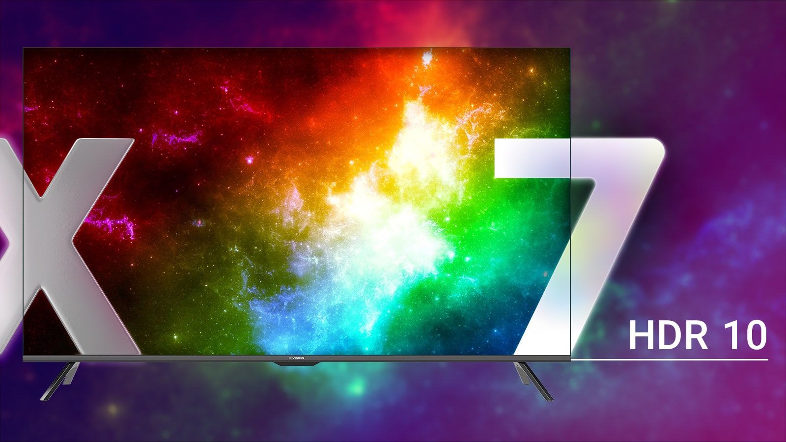 تکنولوژی HDR 10 تلویزیون هوشمند XCU715 ایکس ویژن
