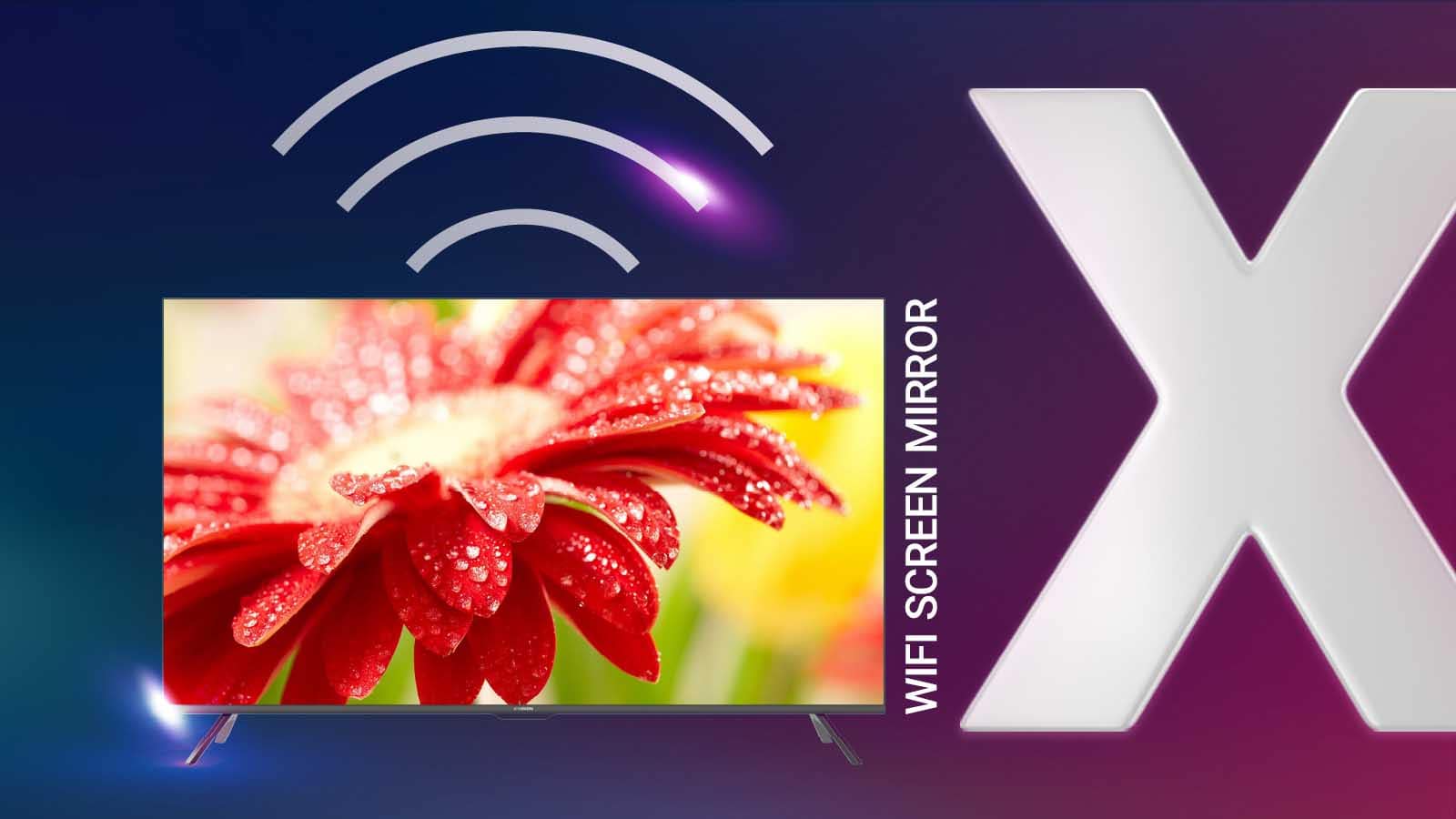 تلویزیون هوشمند XCU715 ایکس ویژن مجهز به وای فای اسکرین میرور