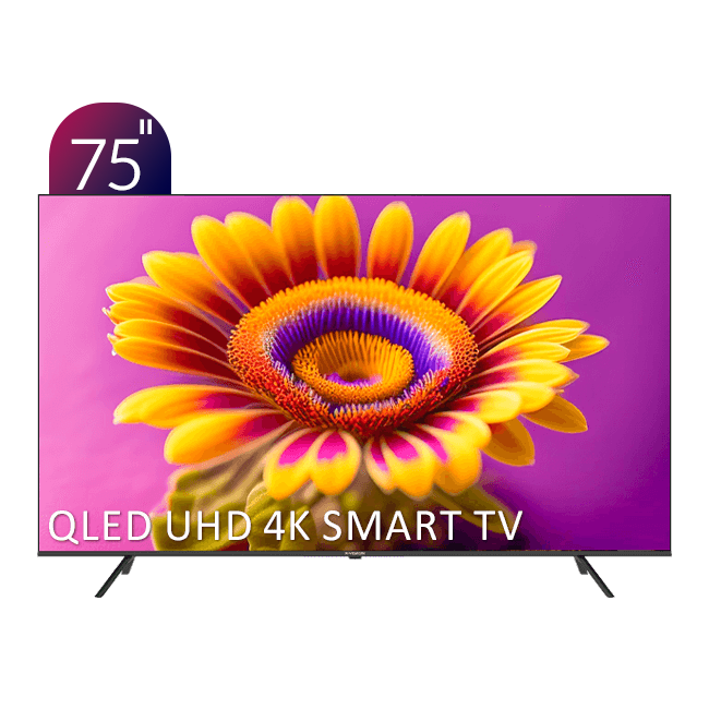 تلویزیون QLED UHD 4K هوشمند ایکسویژن سری X مدل X15 سایز 75 اینچ