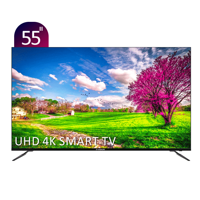 تلویزیون UHD 4K هوشمند ایکسویژن سری 7 مدل XCU745 سایز 55 اینچ
