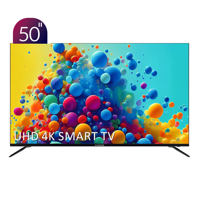 تلویزیون UHD 4K هوشمند ایکس ویژن سری 7 مدل XCU775 سایز 50 اینچ