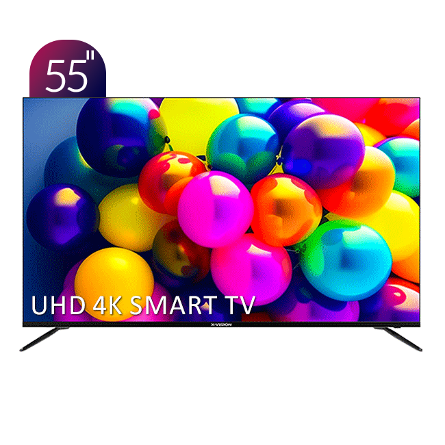 تلویزیون UHD 4K هوشمند ایکس ویژن سری 7 مدل XCU755 سایز 55 اینچ