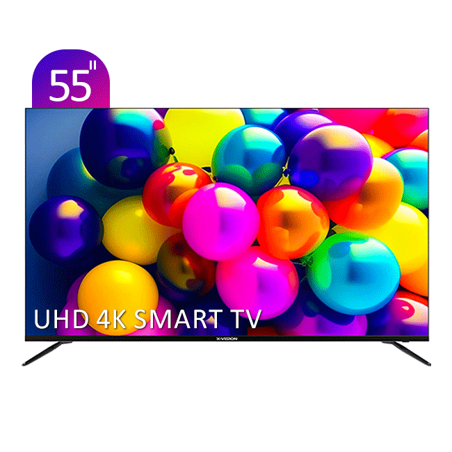 تلویزیون UHD 4K هوشمند ایکس ویژن سری 7 مدل XCU755 سایز 55 اینچ