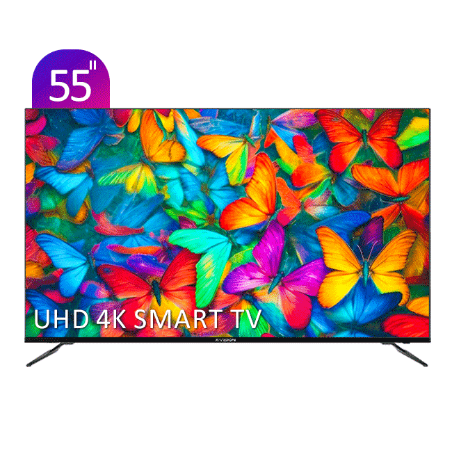 تلویزیون UHD 4K هوشمند ایکس ویژن سری 7 مدل XCU765 سایز 55 اینچ