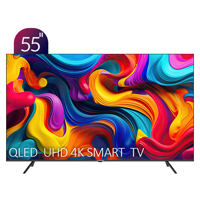 تلویزیون QLED UHD 4K هوشمند ایکس‌ویژن سری X مدل X15 سایز 55 اینچ