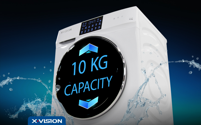 ماشین لباسشویی 10 کیلوگرم ایکس ویژن 