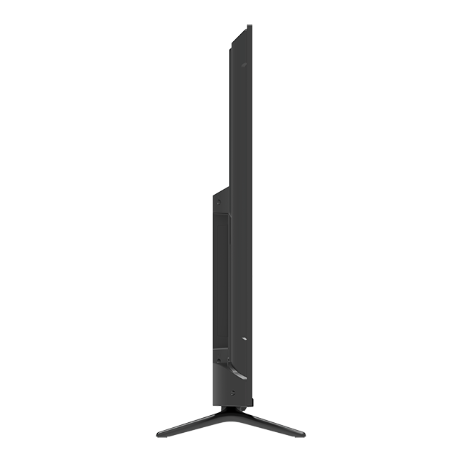تصویر نیم رخ تلویزیون هوشمند 65 اینچ ایکسویژن UHD 4K سری 6 مدل XCU645