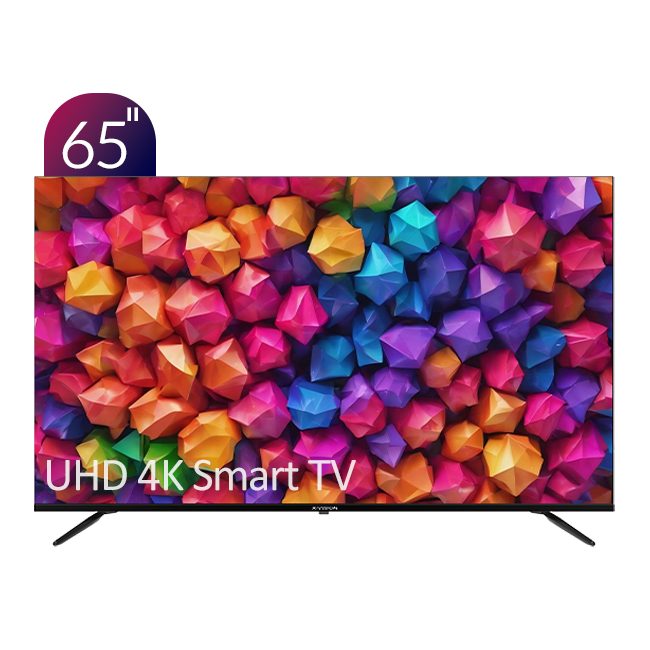 تلویزیون UHD 4K هوشمند ایکسویژن سری 6 مدل XCU645 سایز 65 اینچ