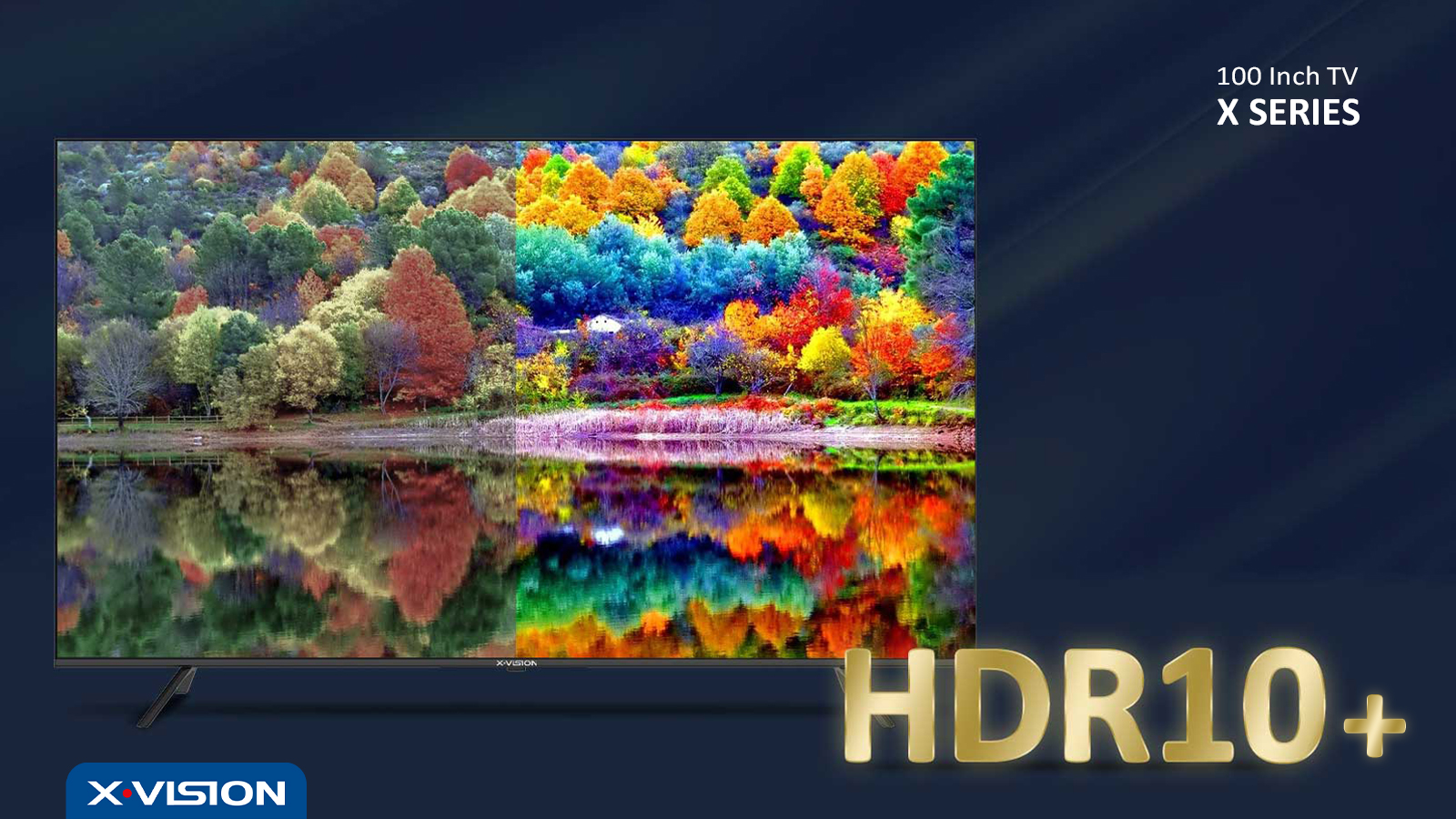 +HDR10 در تلویزیون های ایکس ویژن