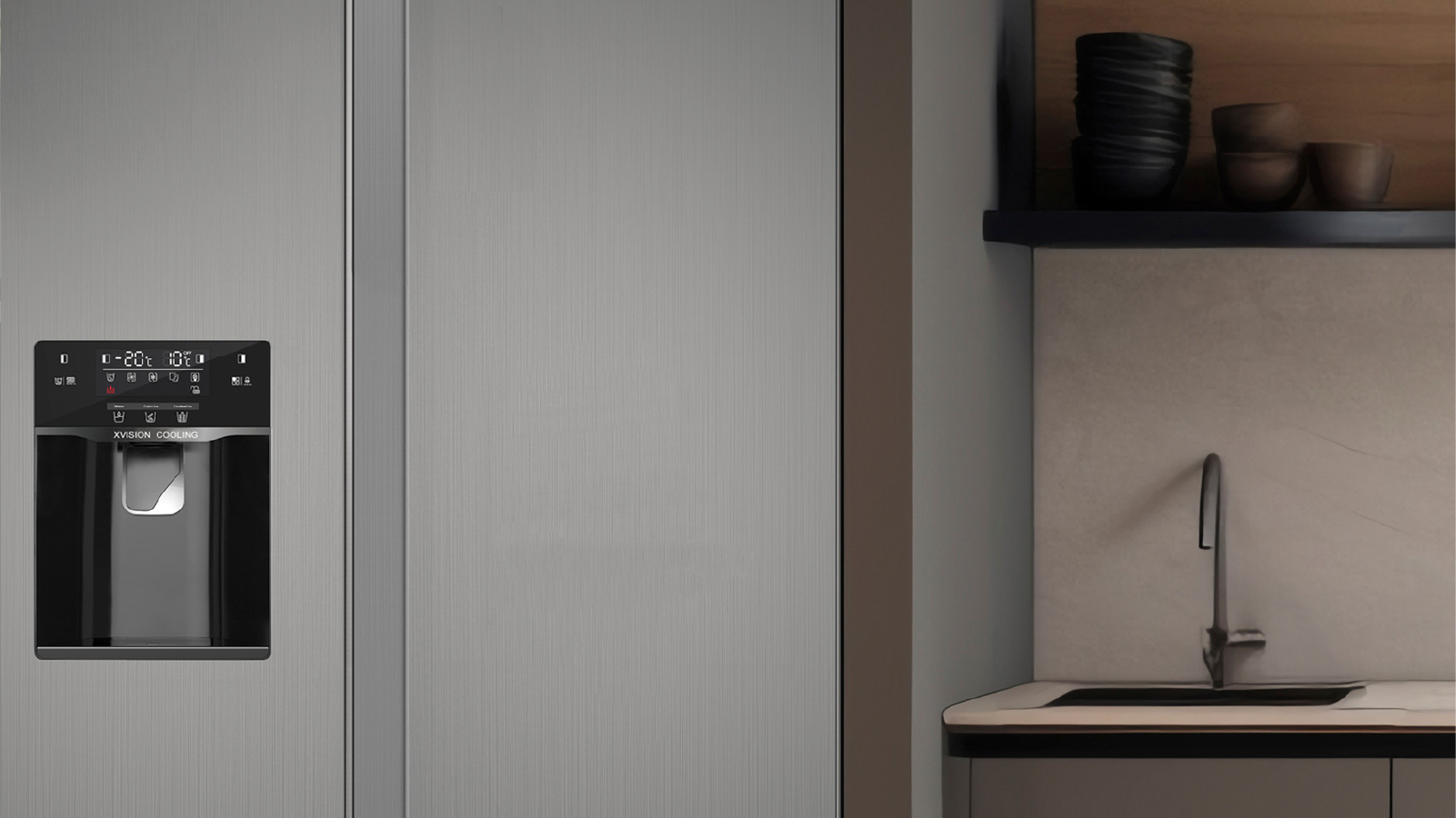 X.Vision HS550 ASD Automatic Side by Side Refrigerator
