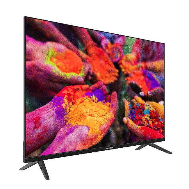 تصویر کیفیت رنگ تلویزیون FHD هوشمند ایکس ویژن سری 7 مدل XC785