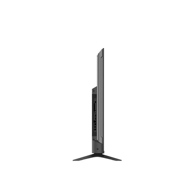 تلویزیون UHD 4K هوشمند ایکس ویژن مدل XCU705 سایز 58 اینچ نیمرخ چپ