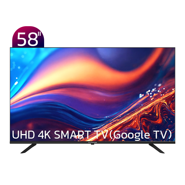 تلویزیون UHD 4K هوشمند ایکس ویژن مدل XCU705 سایز 58 اینچ