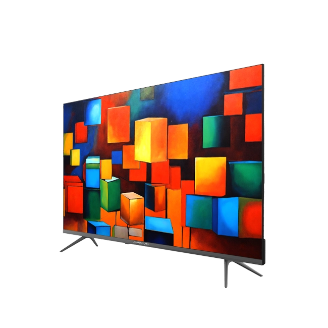 تلویزیون QLED UHD 4K هوشمند ایکس ویژن مدل XYU800 سایز 55 اینچ از راست