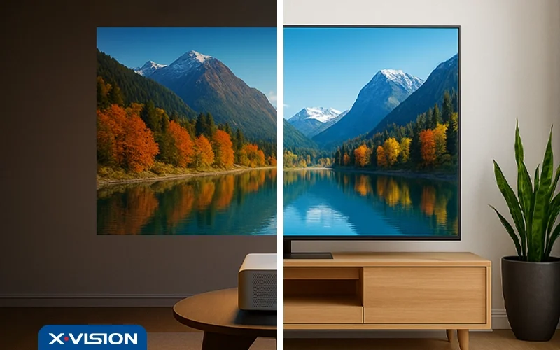 اندازه تصویر و فضای مورد نیاز: کدام گزینه با خانه شما سازگارتر است؟