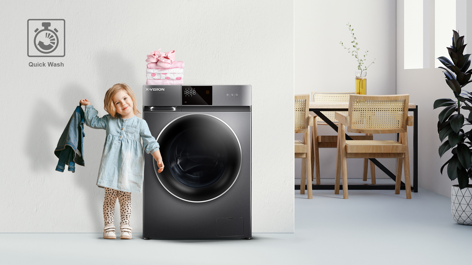 ماشین لباسشویی ایکس ویژن