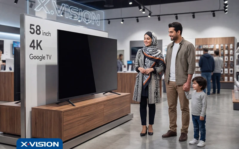 خرید تلویزیون 58 اینچ ایکس ویژن