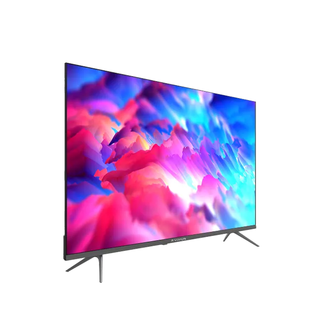 تلویزیون UHD 4K هوشمند ایکس ویژن مدل XYU770 55 اینچ از زاویه 45 درجه چپ