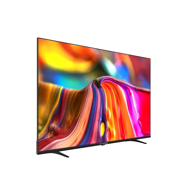 تلویزیون UHD 4K هوشمند ایکس ویژن مدل XCU705 سایز 55 اینچ از زاویه سمت چپ